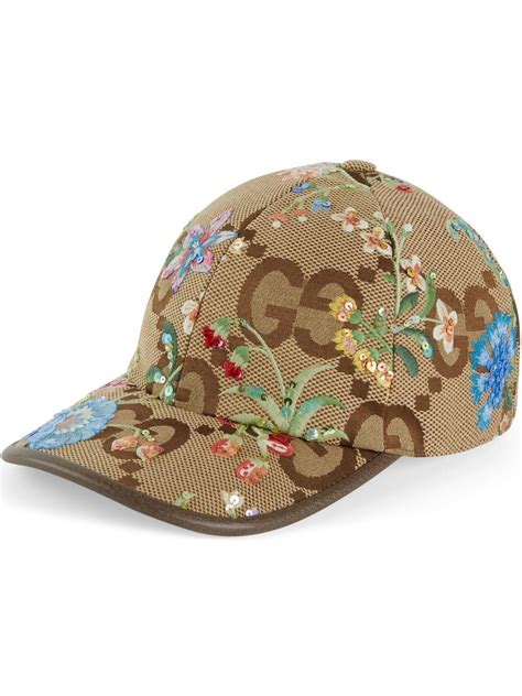 casquette gucci fleurs